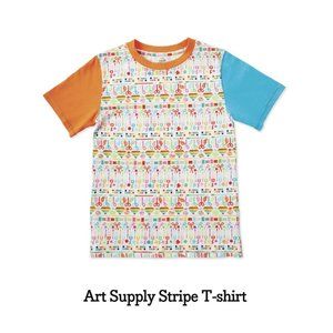 Kids Art Supply Stripe Tee